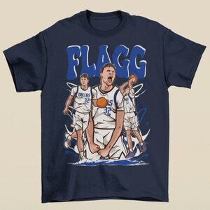 NEW Cooper Flagg Cartoon Style Dallas Basketball T-Shirt